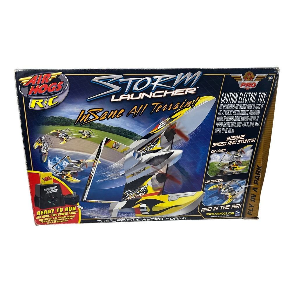 NEW‎ Air Hogs RC SpinMaster Storm Launcher All Terrain Hydro Foam Remote Control